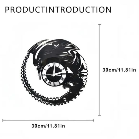 NEW LED Alien HR Giger Vinyl Record Album Cut Wall Clock Aliens Ripley S. Weaver - Picture 9 of 12